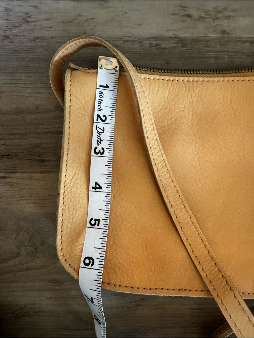 Madewell Cream Leather Crossbody Bag - Picture 5 of 8